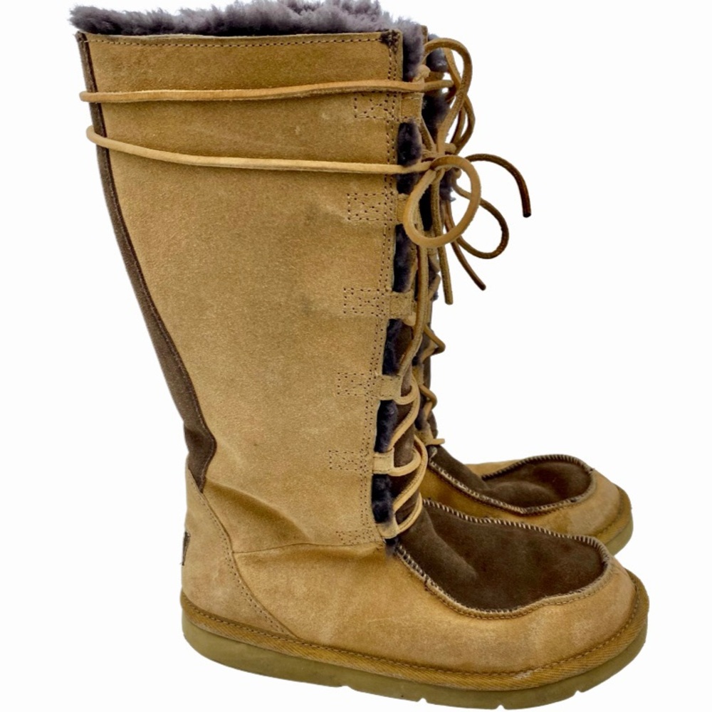 UGG Whitley Uptown Moccasin Lace-Up Mid-Calf Boots - Picture 2 of 10